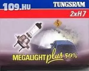 Tungsram megalight plus 50% H7